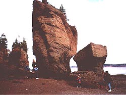 World Famous Hopewell Rocks, highest tides in the world!